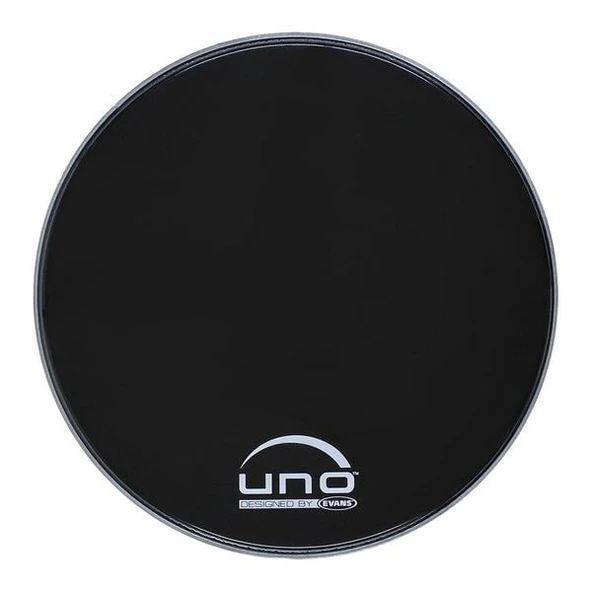 Evans UBD22RB Uno EQ Resonant Kick Ön Derisi 22 İnç (Siyah) | Tek Kat - Deliksiz - Sıcak Baslar ürün görseli 1