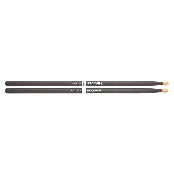 Promark TX5AW-GRAY 5A American Hickory Baget - Gri (Profesyonel) | Gri Boyalı Kaplama ile Estetik Görünüm, Standart 5A Profil, Ahşap Uç ve Amerikan Hickory Dayanıklılığı ürün görseli 1