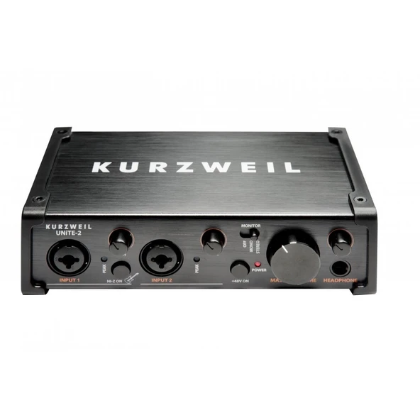 Kurzweil UNITE-2 Profesyonel USB Ses Kartı | 2 Giriş / 2 Çıkış Yüksek Çözünürlüklü Kayıt Kalitesi ve Düşük Gecikme Performansı ürün görseli 1