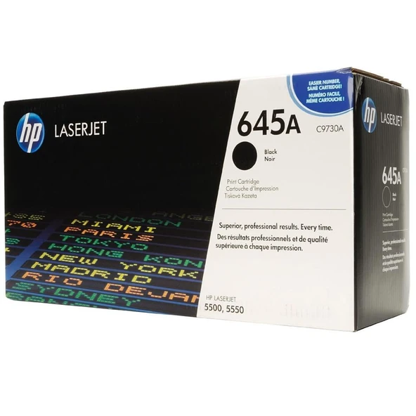 HP 645A Black Siyah 13.000 Sayfa Toner C9730A ürün görseli 1