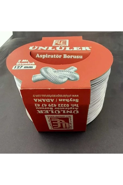 Aspiratör Borusu Aluminyum Telli - ürün görseli 1