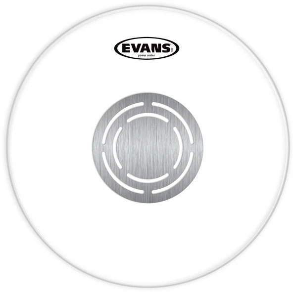 Evans TT08PC1 Power Center 8 İnç Tom Derisi (Profesyonel) | 10 Mil Tek Katman, Üstte 5 Mil Güçlendirme Yaması (Center Dot), Artırılmış Dayanıklılık ve Odaklanmış Net Atak ürün görseli 1
