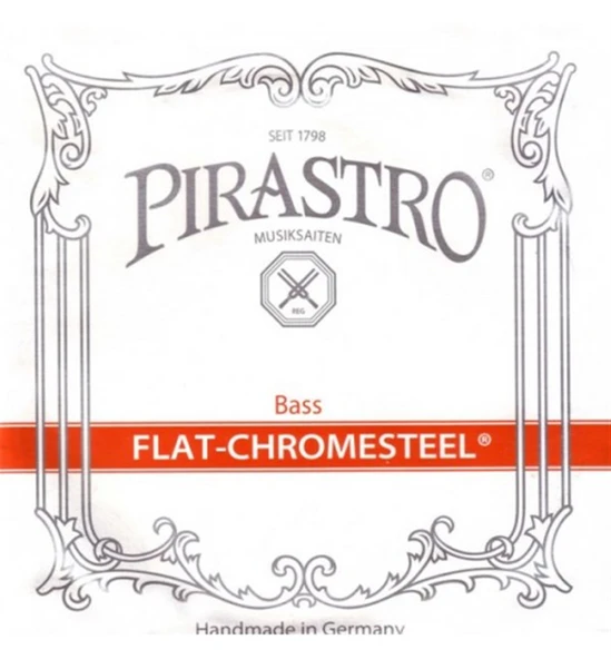 Pirastro 342000 Flat-Chromesteel Solo Set Kontrabass Teli | Saf ve Net Ses Karakteri, Pürüzsüz Yay Teması, Solo Kalitesi ürün görseli 1
