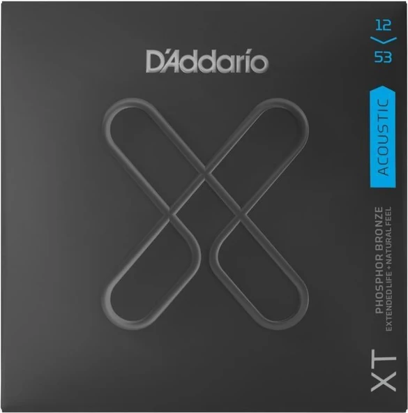 Daddario XTAPB1253 Akustik Gitar Tel Seti | 12-53 - XT Phosphor Bronze ürün görseli 1
