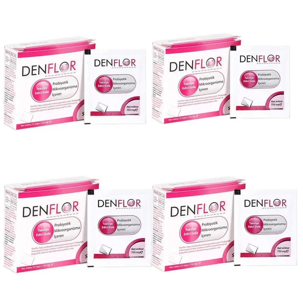 Denflor Probiyotik 10 Adet - Saşe 4 ADET ürün görseli 1