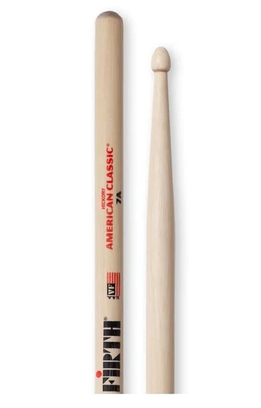 Vic Firth V7A American Classic 7A Baget | Caz Standardı - Hızlı ve Hafif - Ahşap Uç ürün görseli 1