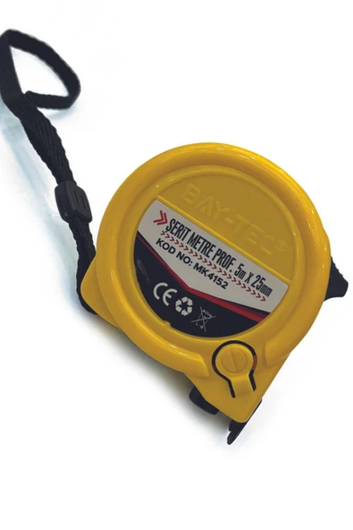 BAY-TEC ŞERİT METRE PROF 25mmx5m ürün görseli 1