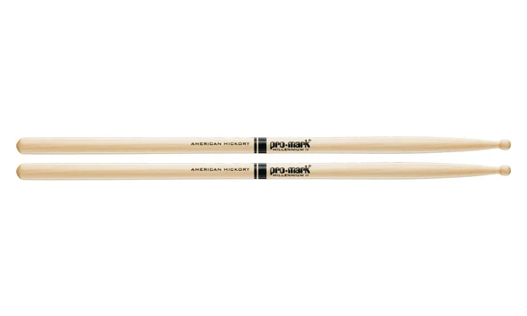 Promark TX718W 718 Acid Jazz Hickory Baget (Profesyonel) | Acid Jazz Serisi, Hızlı ve Teknik Çalımlar İçin İnce Şaft, Küçük Uç Yapısı ile Hassas Zil Tanımı ürün görseli 1