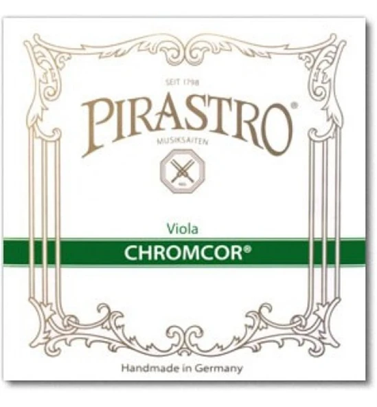 Pirastro 329320 Viyola Tek Teli - Chromcor G (sol) 4/4 Viyolalarla Tam Uyumlu (eğitim - Çelik Çekirdek) | Krom Çelik Sargı, Yüksek Ses Hacmi, Uzun Ömürlü Kullanım | Uyum: 4/4 Viyolalar İçin 3. Tel (bi ürün görseli 1