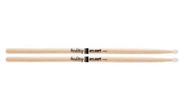 Promark TX420N Mike Portnoy İmza Bageti 420 Nylon Tip | Amerikan Hickory Ağacı - İnce Profil - Naylon Uç ürün görseli 1