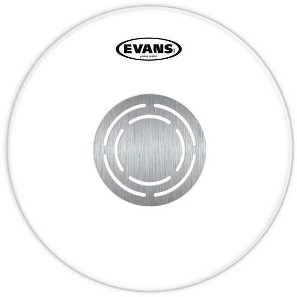 Evans TT16PC1 Power Center Reverse Dot 16 İnç Tom Derisi (Profesyonel) | Alttan Güçlendirilmiş Orta Yama (Reverse Dot), Artırılmış Dayanıklılık ve Odaklanmış Net Atak Sesi ürün görseli 1