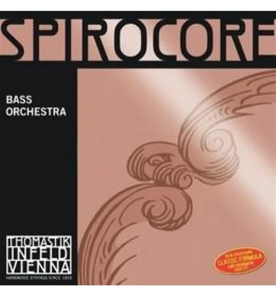 Thomastik S40 Spirocore Orchester C1 Kontrabass Teli | Parlak ve Net Ses, Uzun Ömürlü Kullanım, Yüksek Korozyon Direnci ürün görseli 1