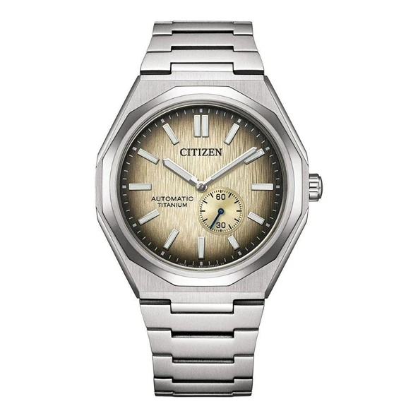 NK5020-58P Citizen Zenshin 60 Super Titanium Small Seconds Otomatik Erkek Kol Saati ürün görseli 1