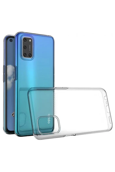 Newface Oppo A52 Kılıf Lüx Şeffaf Silikon ürün görseli 1