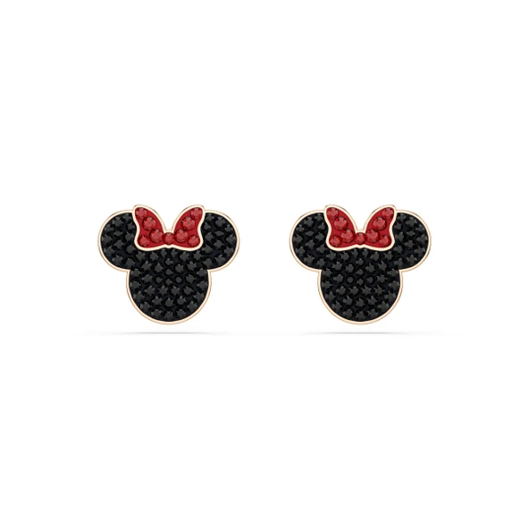 5737561 Swarovski Küpe Mickey & Minnie stud earrings, Multicolored, Rose gold-tone plated ürün görseli 1