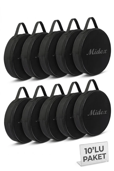 Midex BCS-400X 10'lu Kaliteli Bendir Def Erbane Taşıma Çantası Kılıfı ürün görseli 1