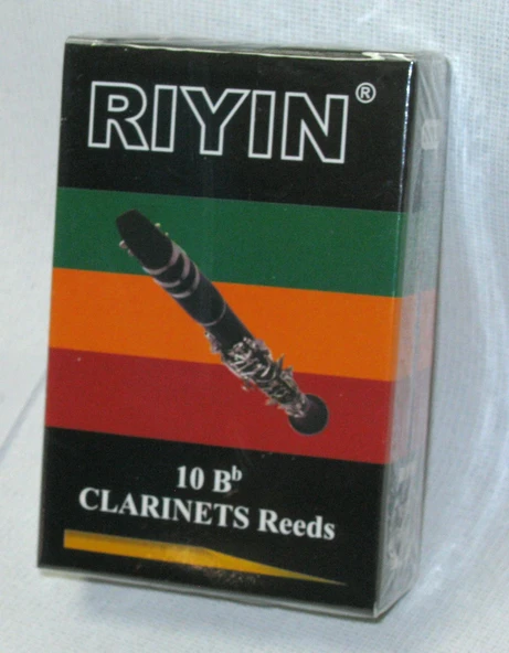Riyin GKK1 Standart Bb Klarnet Kamışı No: 1.0 (Başlangıç) - 10'lu Paket | Si Bemol Klarnet İçin Uygun Başlangıç ve Ekonomik Paket ürün görseli 1