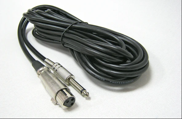 Fugue FL-08 Mikrofon Kablosu (5 Metre - XLR-Çivi Jack) ürün görseli 1