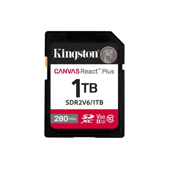 Kingston 1TB SDR2V6/1TB  Canvas React Plus SDXC UHS-II - Resim 3