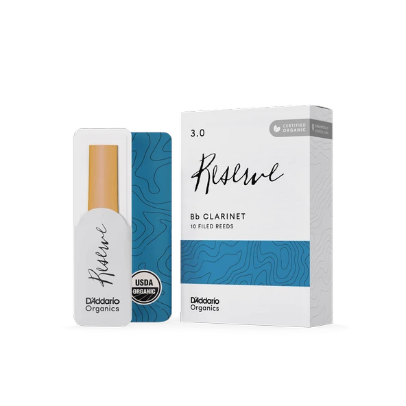 Rico ODCR1030 Organic Reserve Bb Klarnet Kamışı No: 3.0 (Profesyonel) - 10'lu Paket | Organik Üretim, Geleneksel Kesim ve Kararlı Ses Yapısı ürün görseli 1