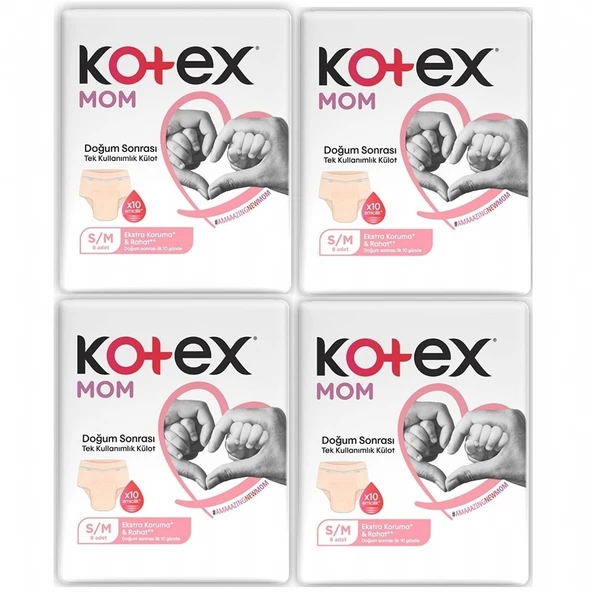Kotex MOM Doğum Sonrası Emici Külot S/M 32 Adet ürün görseli 1