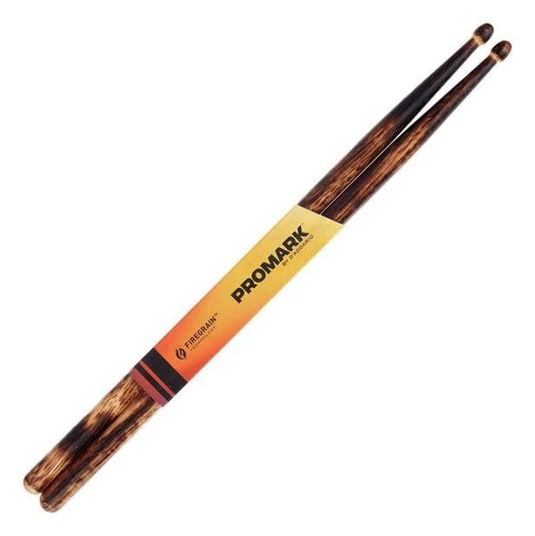 Promark R5BFG Rebound 5B FireGrain Baget - Isıl İşlem Görmüş (Profesyonel) | Ağır Vuruşlar İçin Optimize Edilmiş Sertlik, Isıl İşlemle Artırılmış Ömür ve Dengeli Geri Sekme ürün görseli 1