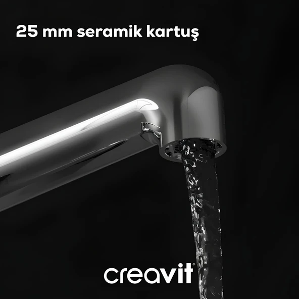 Creavit Flow Krom Banyo Bataryası FL2500 - Resim 2