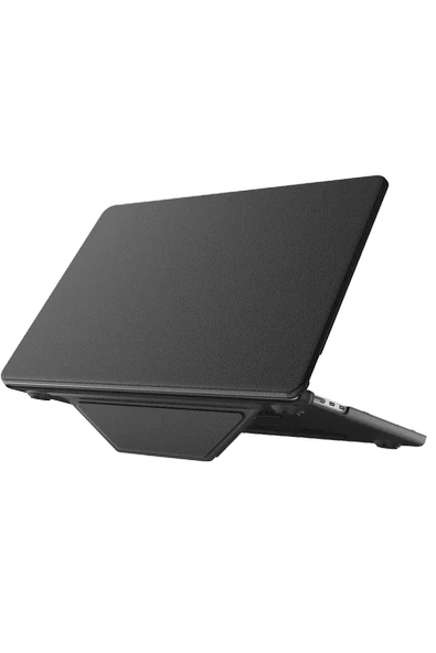 Newface Apple Macbook Air 15 2024 Macbook Deri Kapak - Siyah ürün görseli 1