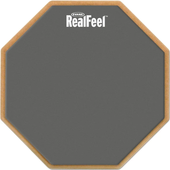Evans RF6GM RealFeel 6 İnç Tek Taraflı Davul Çalışma Pedi (Profesyonel) | Taşınabilir Küçük Boyut, Doğal Sekme Hissiyatı ve Standart Davul Sehpalarına Monte Edilebilir Yapı ürün görseli 1