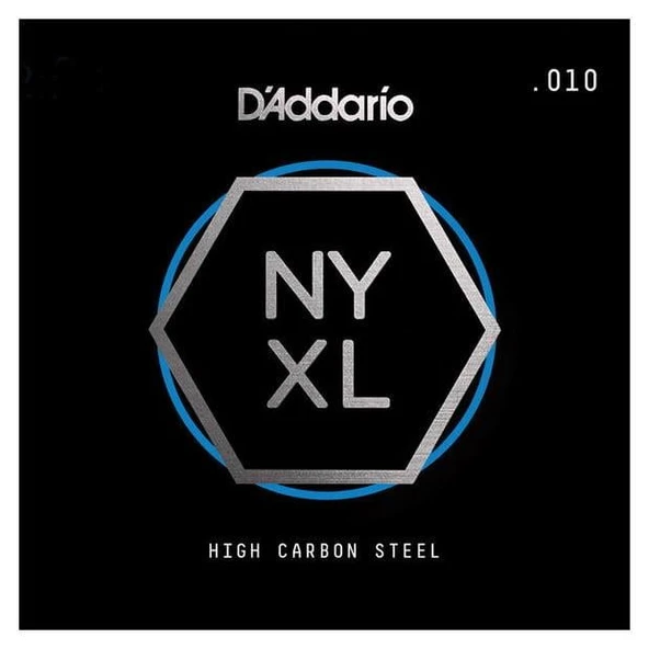 Daddario NYS010 Elektro ve Akustik Tek Tel | NY Steel, .010 ürün görseli 1