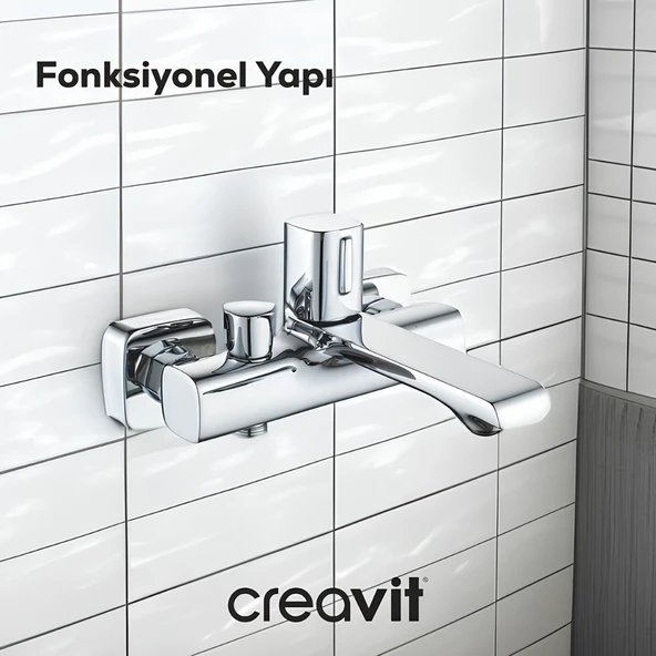 Creavit Alfa Krom Banyo Bataryası AL2500 ürün görseli 1