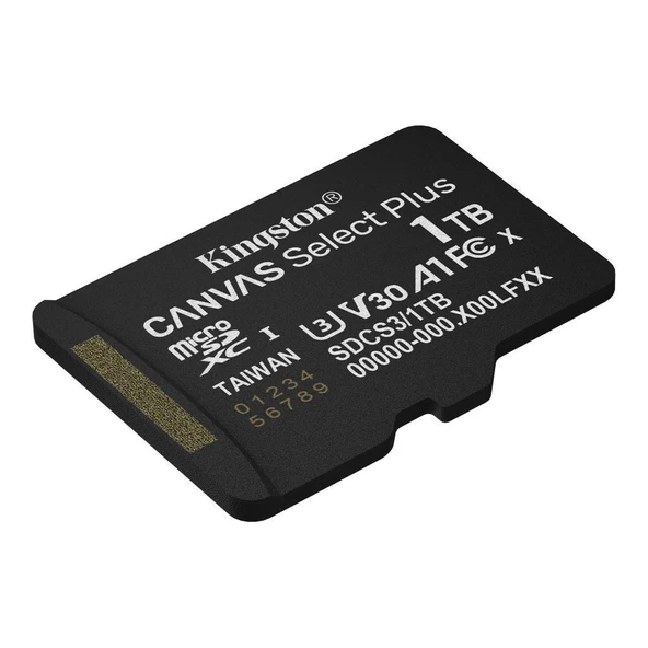 Kingston 1TB SDCS3/1TB Canvas Select Plus MicroSDXC Hafıza Kartı ürün görseli 1
