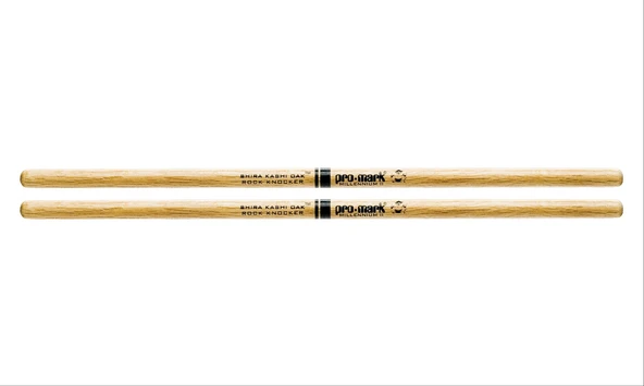 Promark PWRKW Rock Knocker Shira Kashi Oak Baget (Profesyonel) | Japon Meşesi (Oak) Malzeme, Uçsuz (Un-tapered) Tasarım ile Maksimum Güç, Dayanıklılık ve Ağır Vuruş Kapasitesi ürün görseli 1