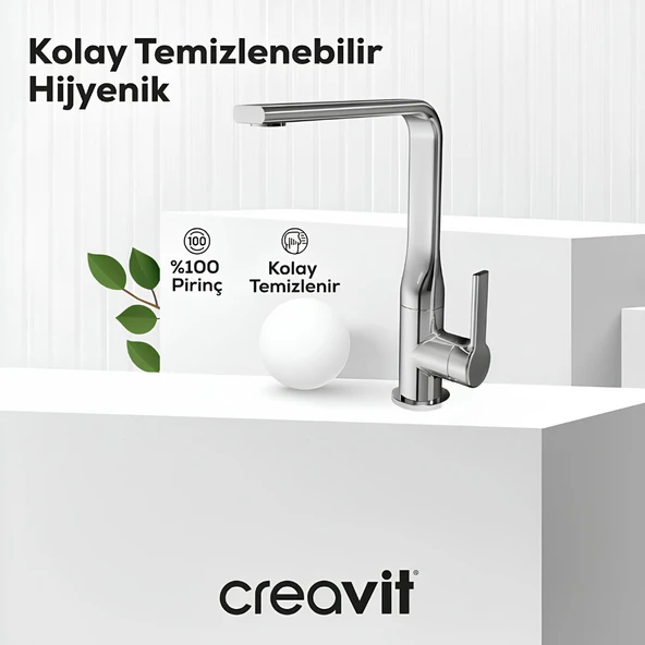 Creavit Nuovo Krom Eviye Bataryası NU8500 ürün görseli 1