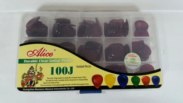 Cremonia GP06S3-100 Jazz Tipi Damla Pena - 100'lü Ekonomik Paket (Aksesuar) | Heavy (Sert) Kalınlık, Kırmızı Renk, Yüksek Tutuş Hissiyatı ve Uzun Ömürlü Kullanım ürün görseli 1