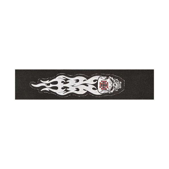 Planet Waves 64P03 6.4 cm Geniş Dokuma Gitar Askısı - Gray Tribal Skull (Orta/Profesyonel Seviye) | Gri Tribal Kurukafa Deseni, Geniş Rahat Yapı ve Dayanıklı Dokuma ürün görseli 1