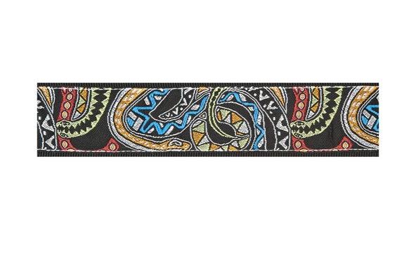 Planet Waves 50JS04 Joe Satriani Snake Mozaic Gitar Askısı 5 cm (Koleksiyonluk) | Yılan Mozaik Deseni, Sanatçı İmza Serisi ve Dayanıklı Naylon Dokuma ürün görseli 1