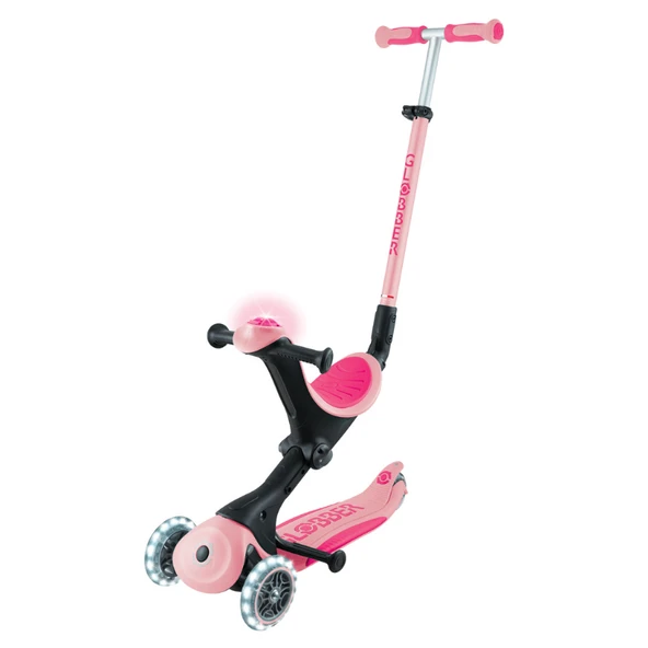 Globber Go Up Deluxe Işıklı Scooter - Pastel Pembe ürün görseli 1