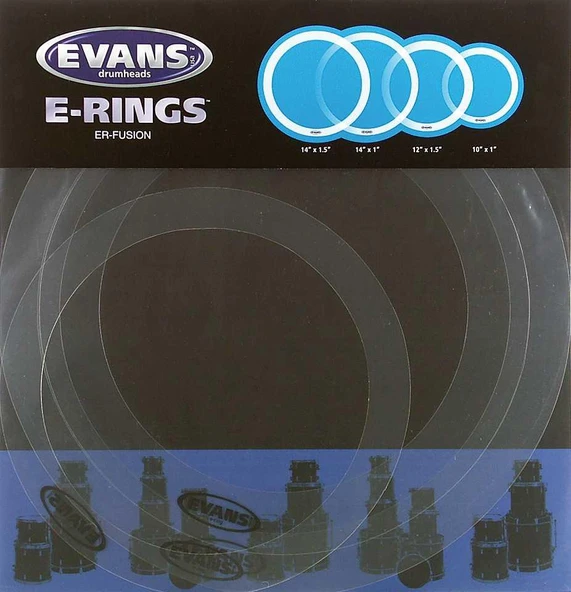 Evans EFUS E-Ring Ton Kontrol Halka Seti (Fusion - 10-12-14) ürün görseli 1