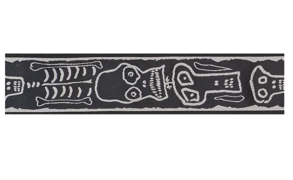 Planet Waves 50PLJS01 Joe Satriani Skull N Bones Kilitli Gitar Askısı 5 cm (Koleksiyonluk) | Sanatçı İmza Serisi, Patentli Planet Lock Sistemi ve Maksimum Güvenlik ürün görseli 1