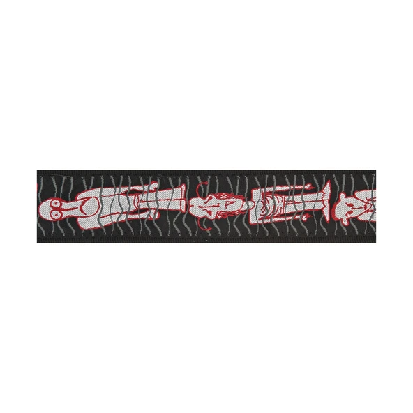 Planet Waves 50JS08 Joe Satriani Creatures Gitar Askısı 5 cm (Koleksiyonluk) | Özel Creatures Tasarımı, Yumuşak Naylon Doku ve Güçlendirilmiş Yapı ürün görseli 1