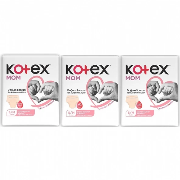 Kotex MOM Doğum Sonrası Emici Külot S/M 24 Adet ürün görseli 1