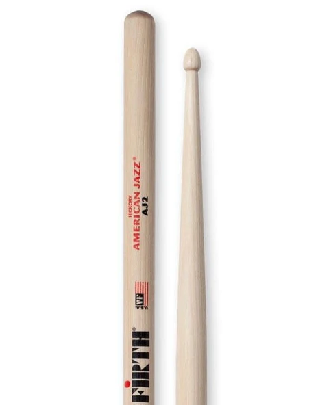 Vic Firth AJ2 American Jazz 2 Baget | Uzun Konik - 5A Kalınlığında - Caz ürün görseli 1