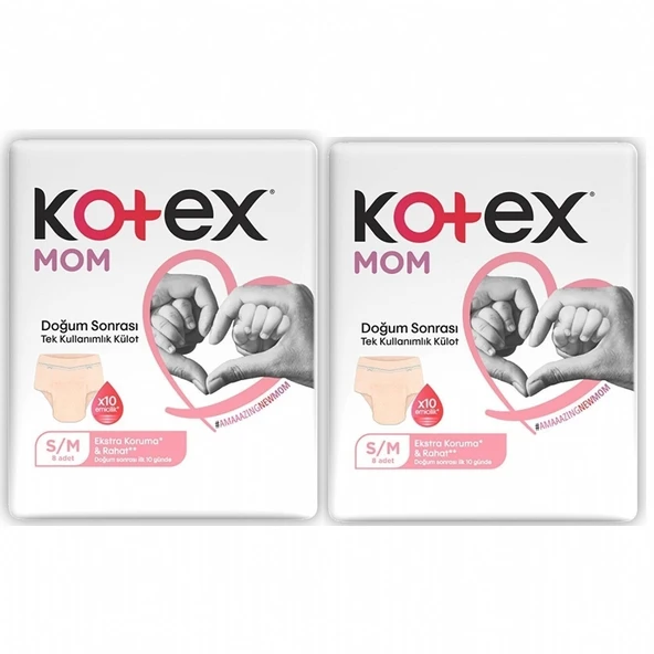 Kotex MOM Doğum Sonrası Emici Külot S/M 16 Adet ürün görseli 1