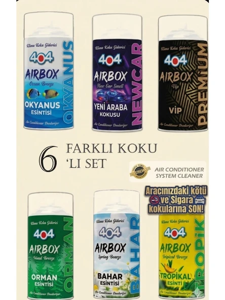 Oto Klima Koku Giderici Tazeleyici Set ürün görseli 1