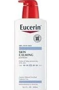 Eucerin Skın Calmıng Itch Soothıng Lotıon /Cilt Yatıştırıcı Losyon, Parfümsüz, 16,9 fl oz (500 ml) ürün görseli 1