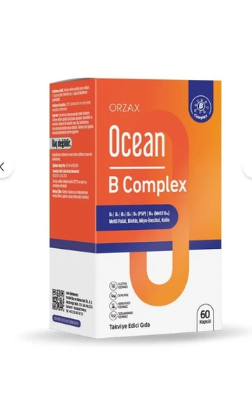 Orzax Ocean B Complex 60 Kapsül ürün görseli 1