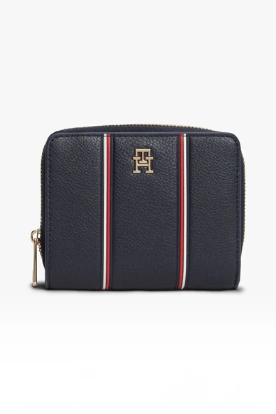 Tommy Hilfiger   TH ICON MED ZA W/FLAP CORP Kadın Mavi Cüzdan - AW0AW18653 ürün görseli 1