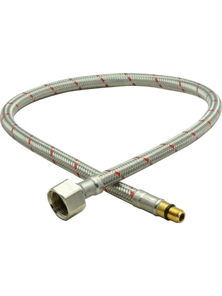 Flex Batarya Hortumu - Çelik Batarya Flex Hortumu 50 cm - Resim 2