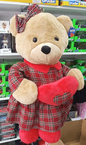 Halley Oyuncak Kıyafetli Peluş Ayı Uyku Arkadaşım 55 cm Pelüş ürün görseli 1